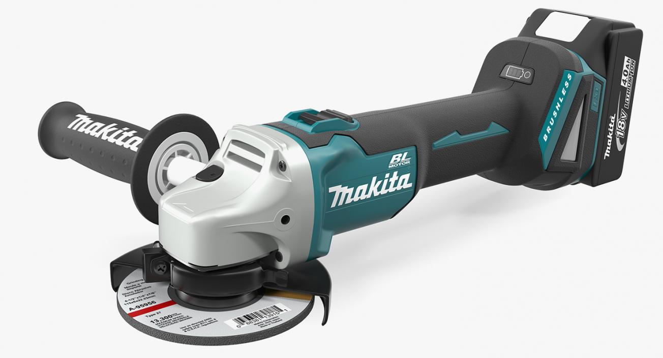 3D model Makita Angle Grinder