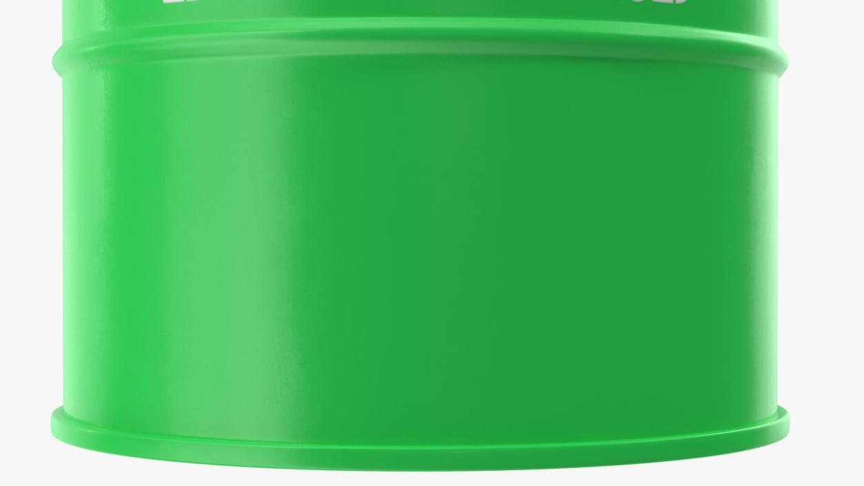 3D Biohazard Toxic Waste Barrel model