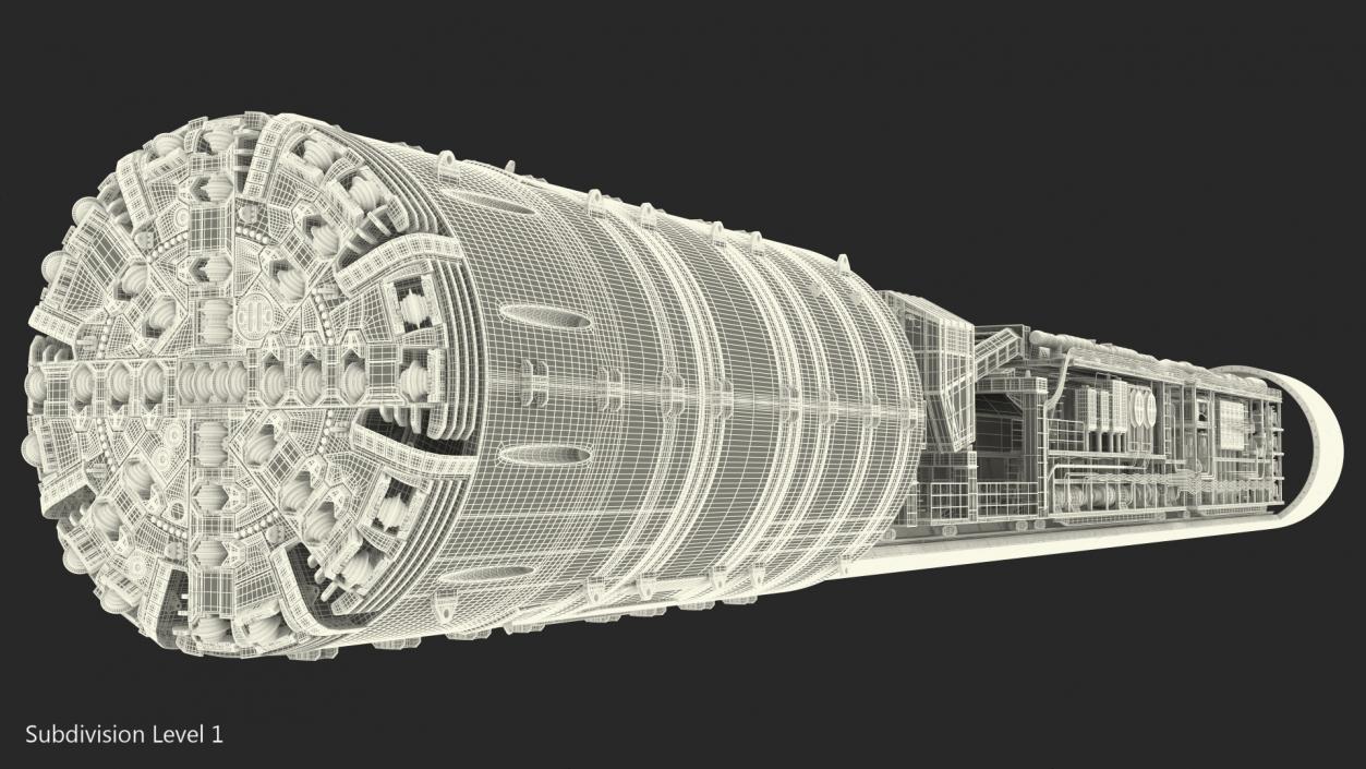 3D Tunnel Boring Machine