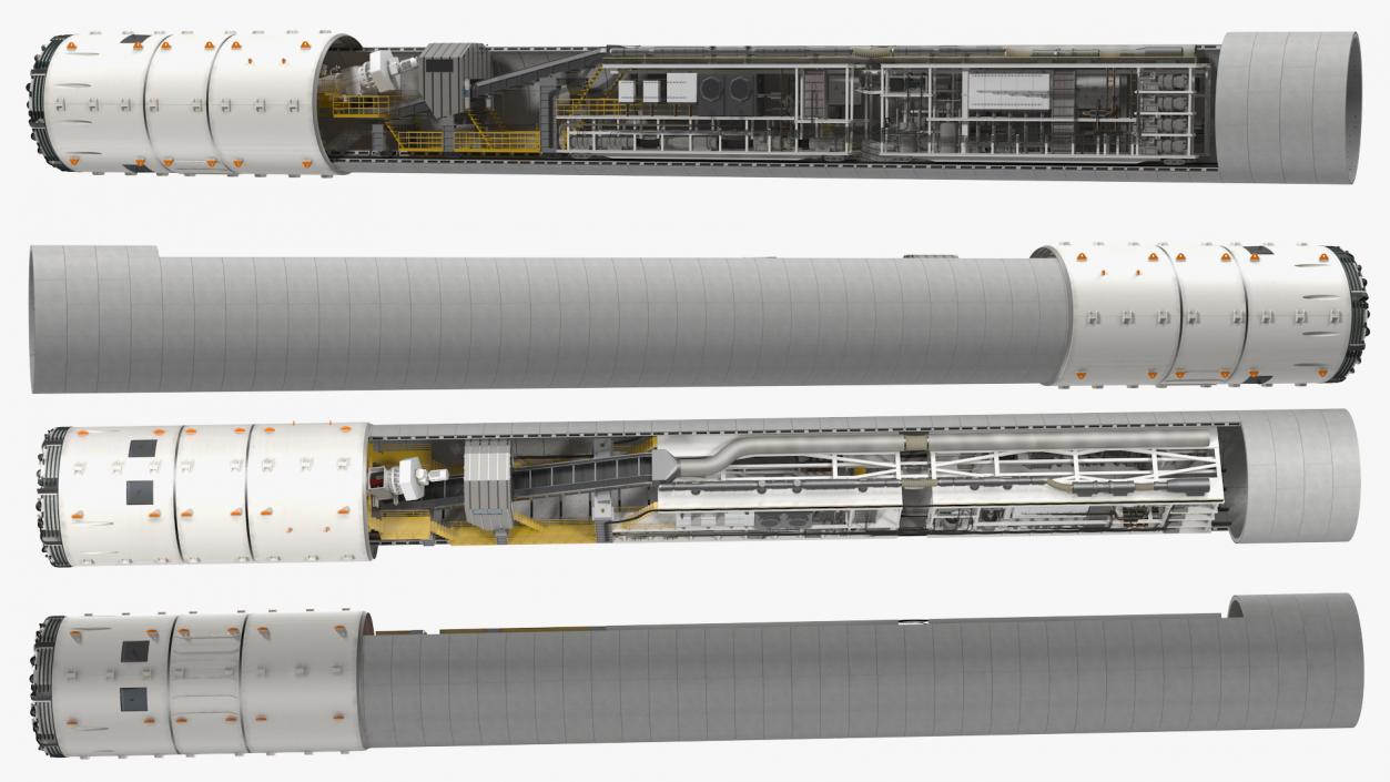 3D Tunnel Boring Machine