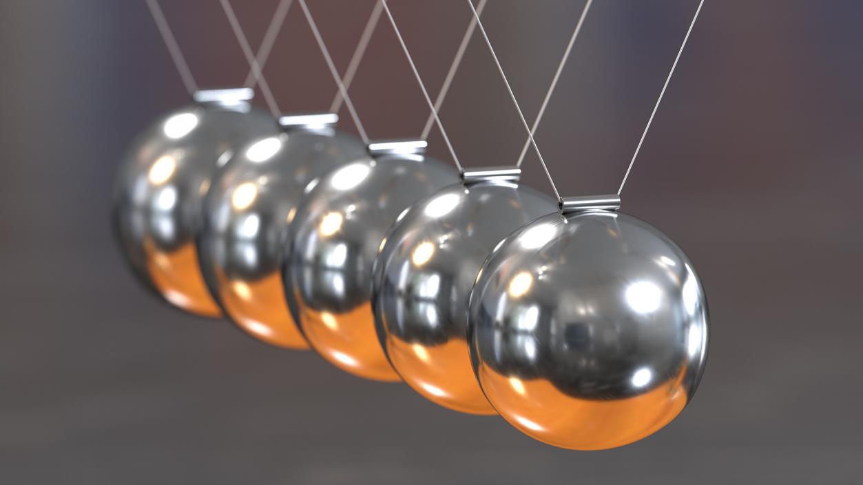 Newton Cradle Balance Balls 3D