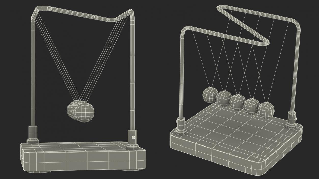 Newton Cradle Balance Balls 3D