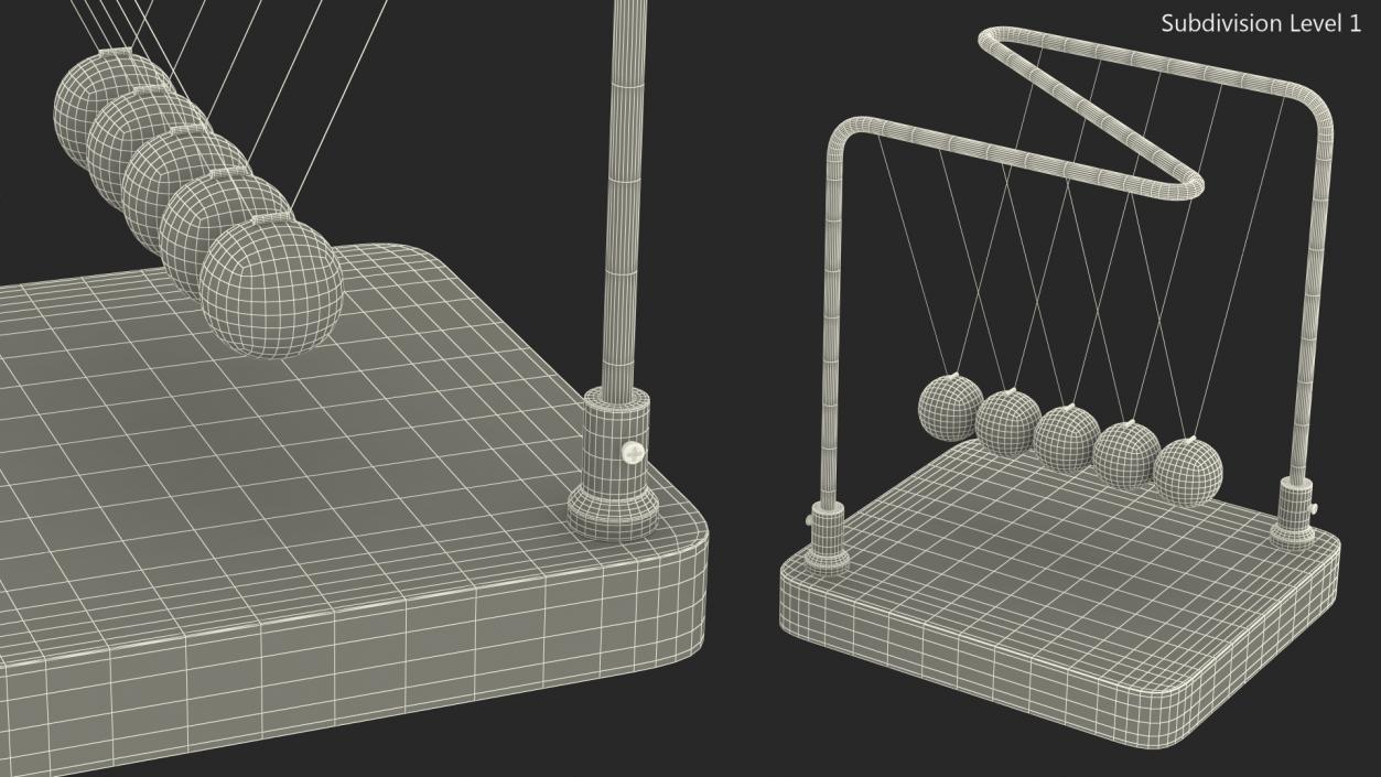 Newton Cradle Balance Balls 3D