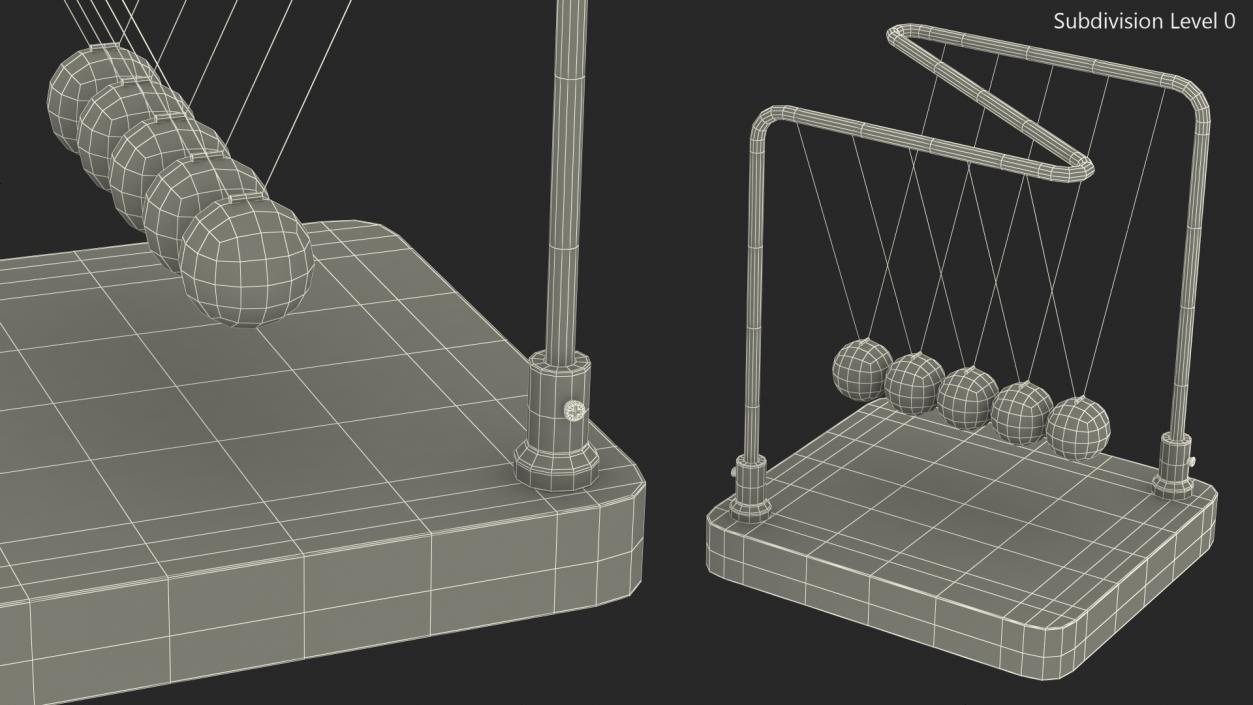 Newton Cradle Balance Balls 3D