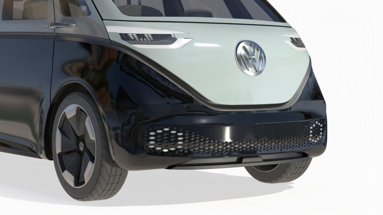 Volkswagen Minivan ID Buzz Rigged for Cinema 4D 3D