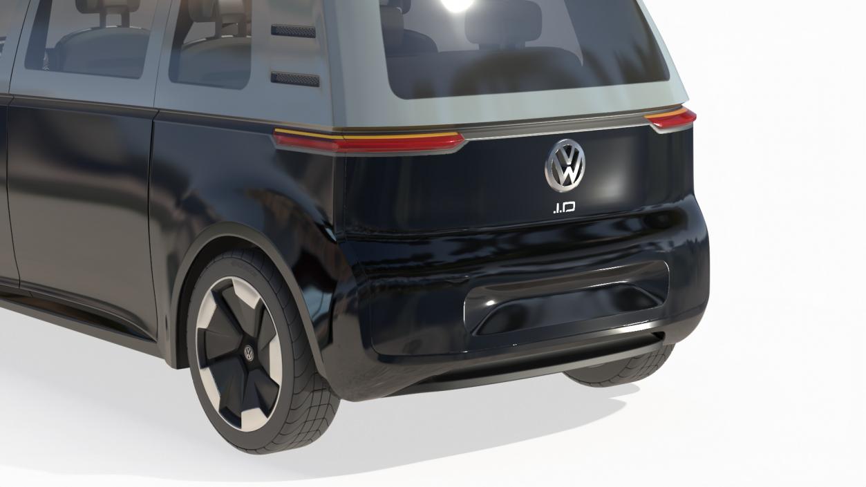 Volkswagen Minivan ID Buzz Rigged for Cinema 4D 3D