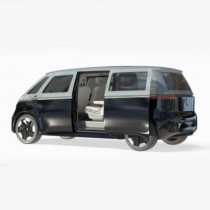 Volkswagen Minivan ID Buzz Rigged for Cinema 4D 3D