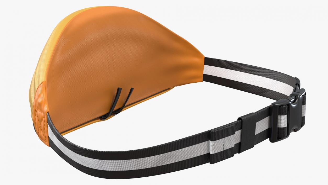 Sport Waist Bag Orange 3D