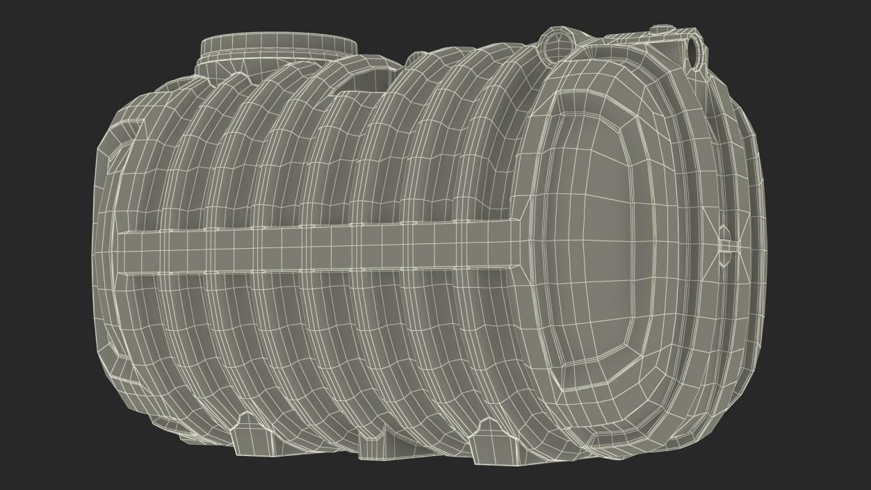 3D Conder HDPE Septic Tank model