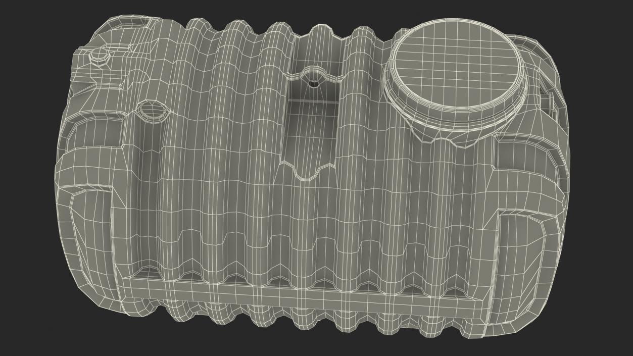 3D Conder HDPE Septic Tank model