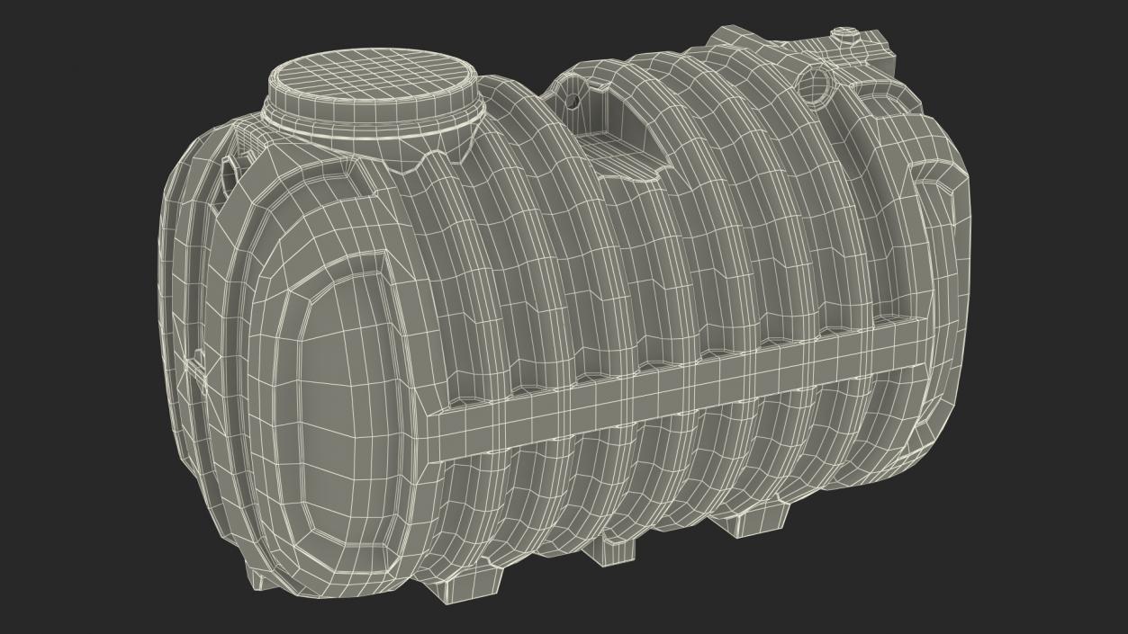 3D Conder HDPE Septic Tank model