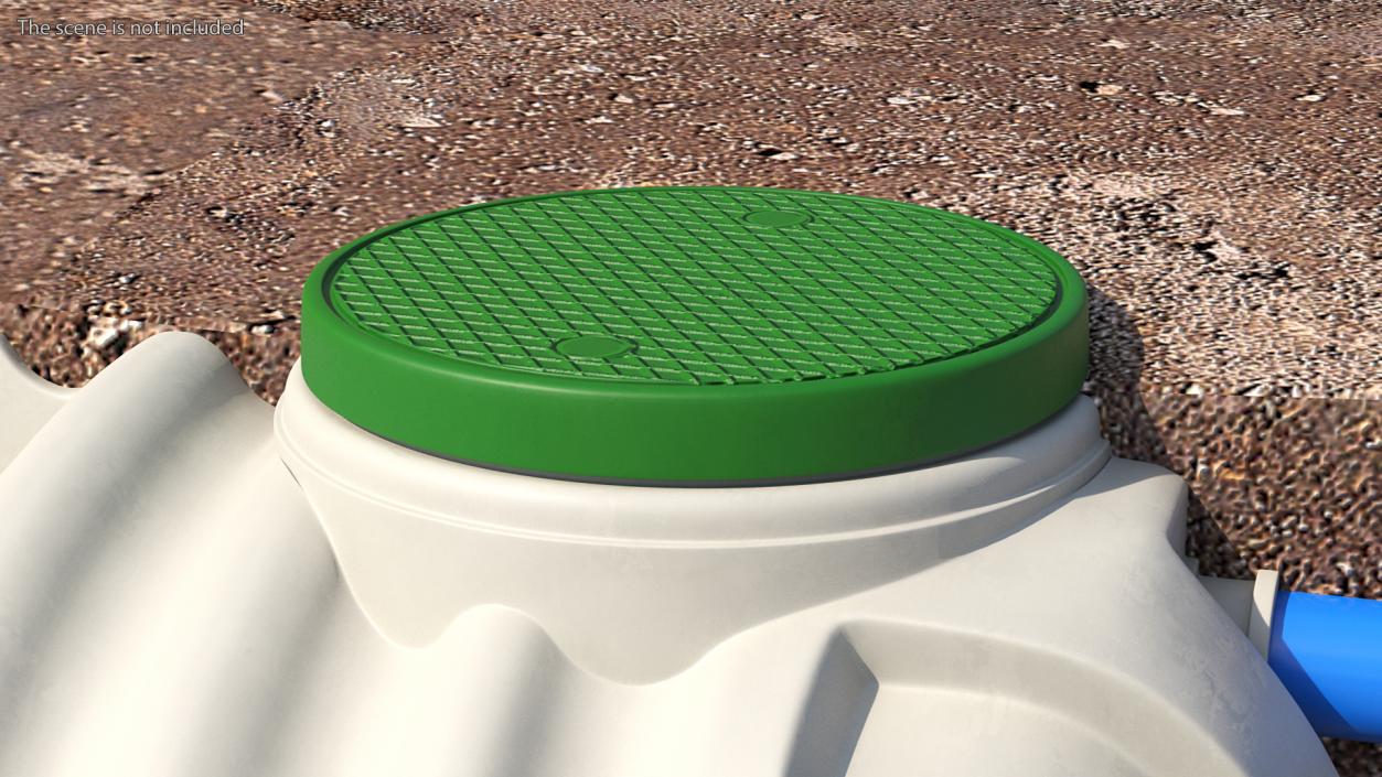 3D Conder HDPE Septic Tank model