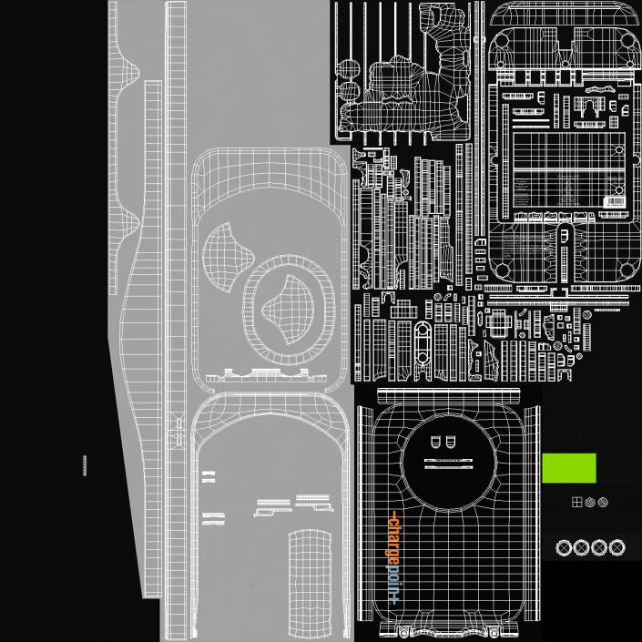 3D model ChargePoint Electric Vehicle Charging Station