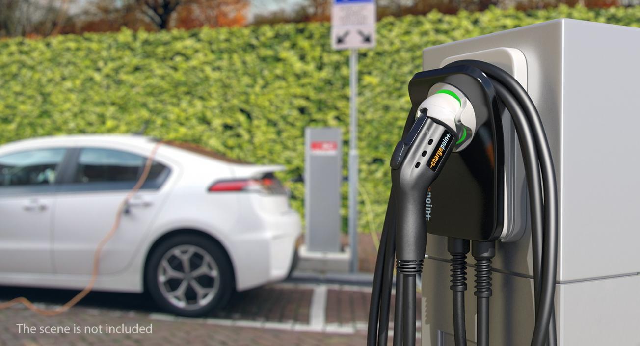 3D model ChargePoint Electric Vehicle Charging Station