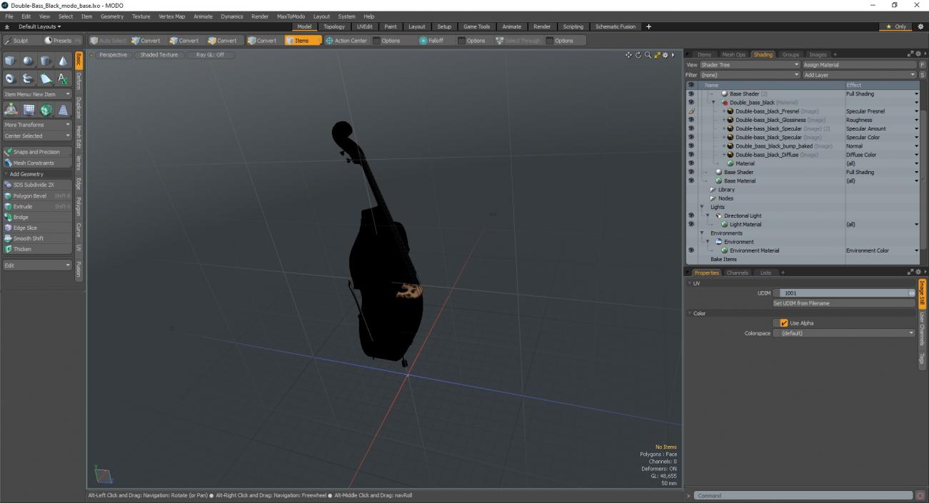 Double-Bass Black 3D