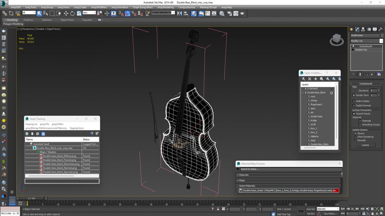 Double-Bass Black 3D