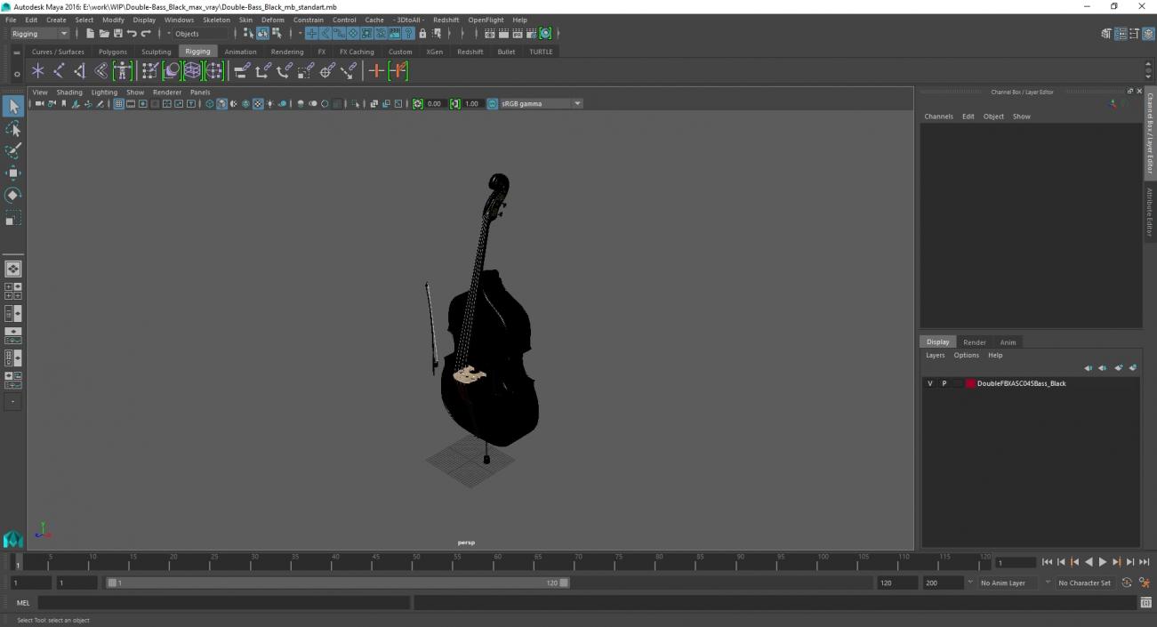 Double-Bass Black 3D