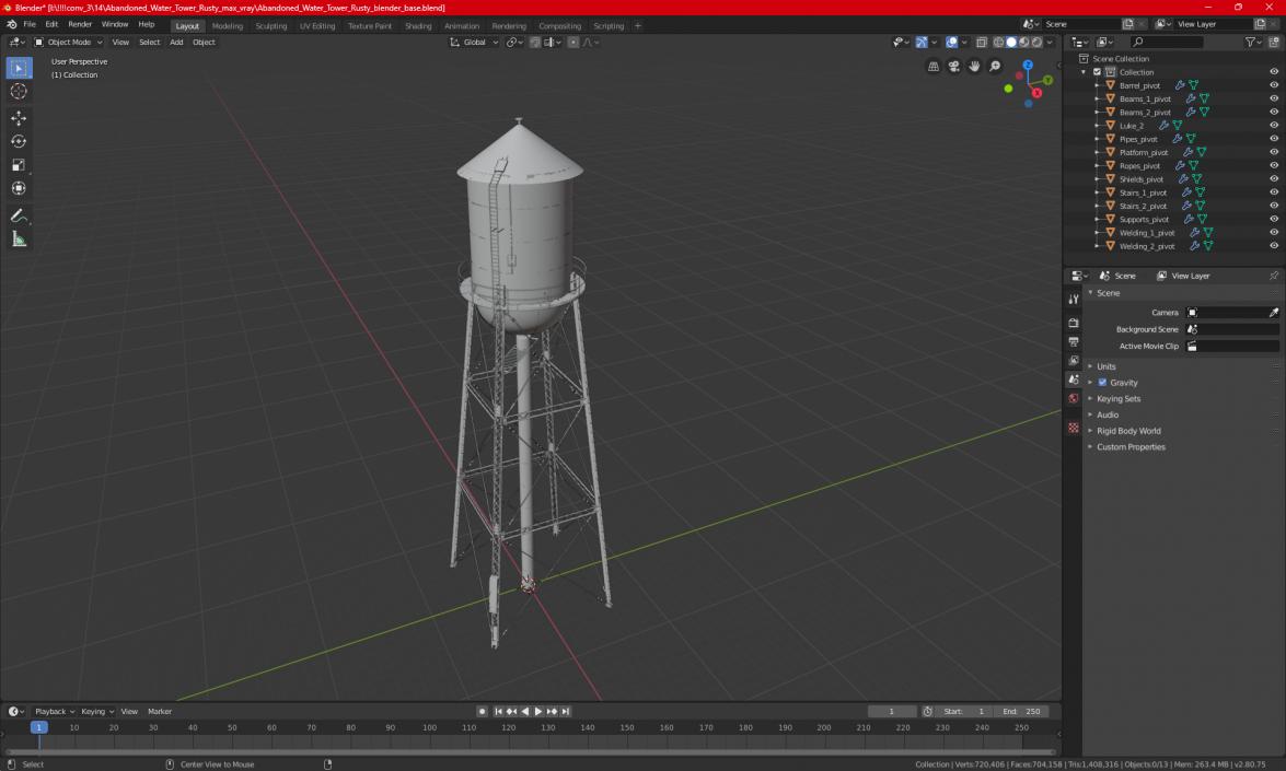 3D model Old Water Tower