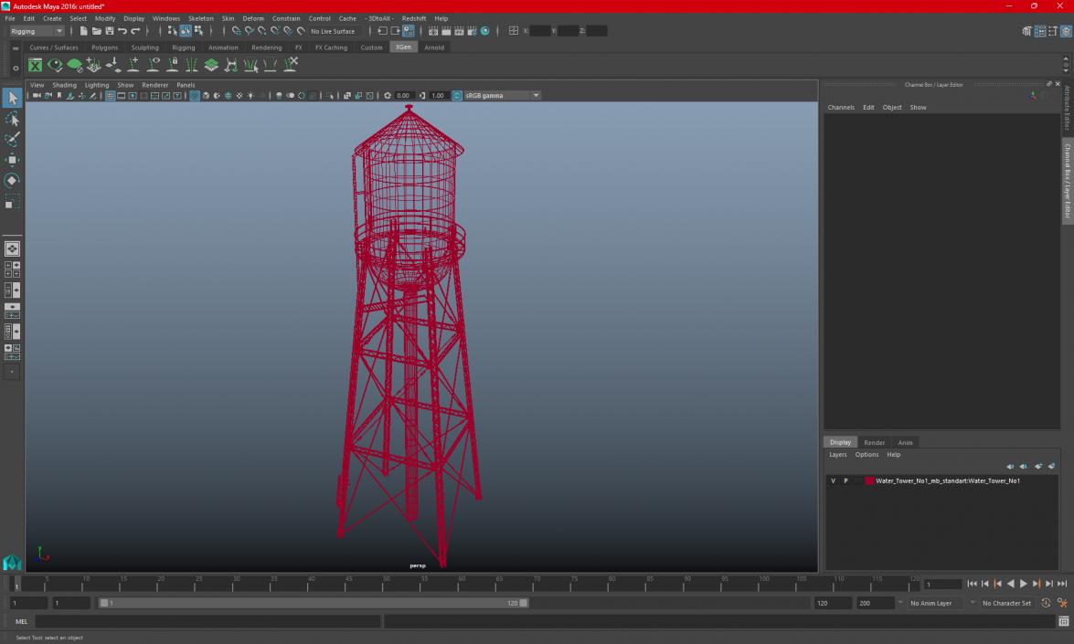 3D model Old Water Tower