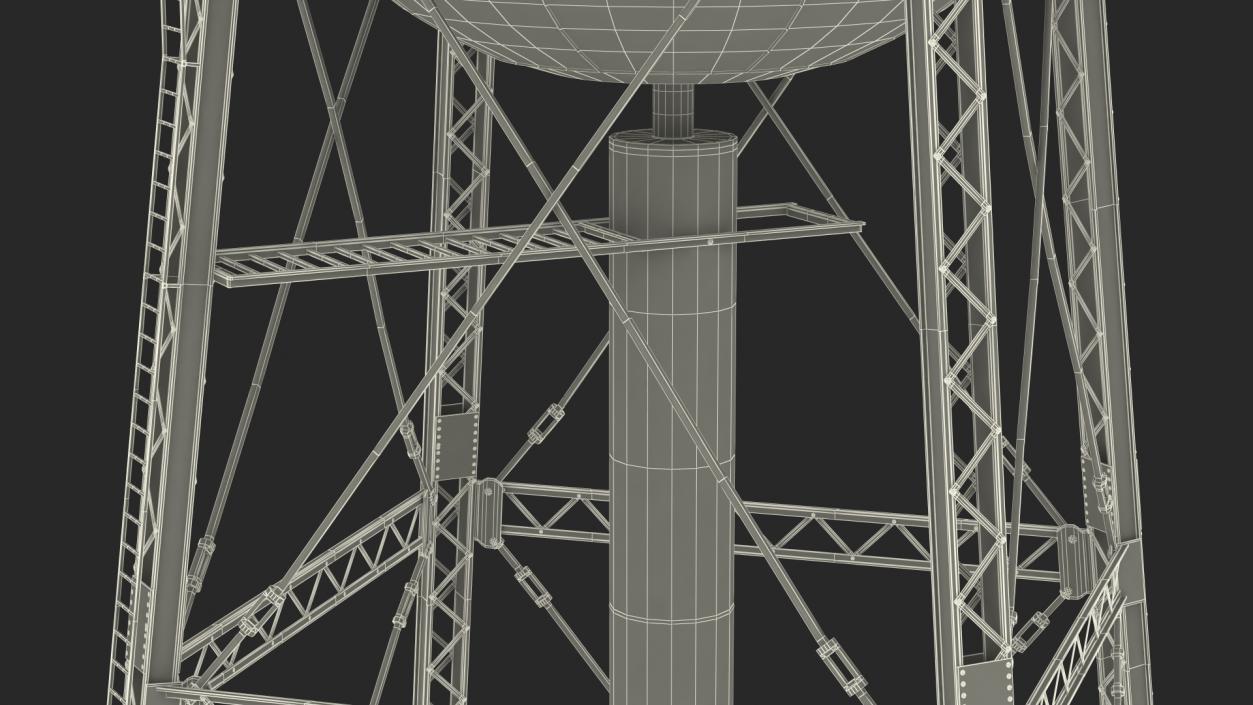 3D model Old Water Tower