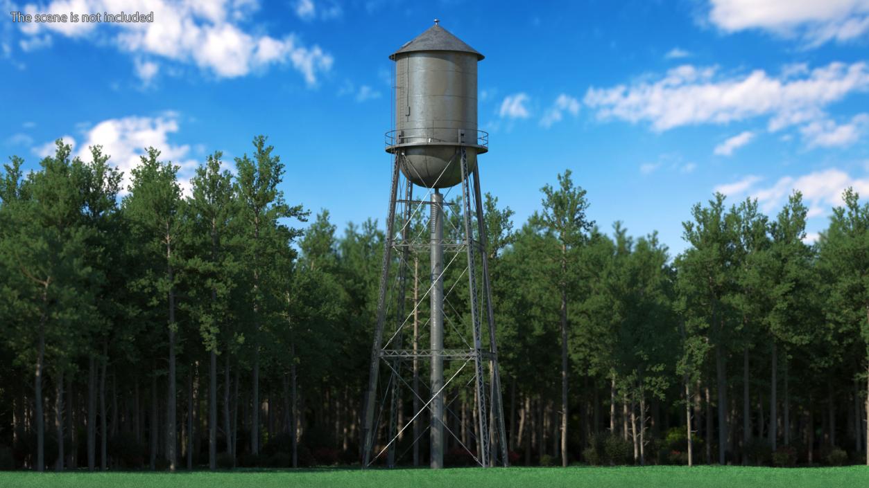 3D model Old Water Tower