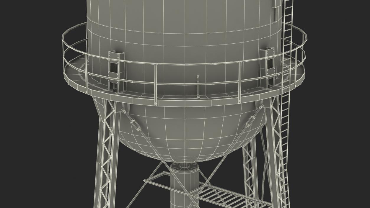 3D model Old Water Tower