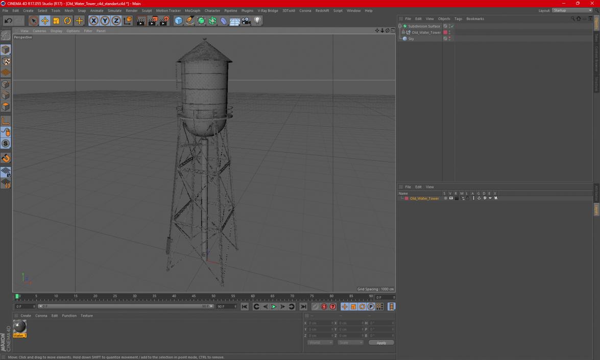 3D model Old Water Tower