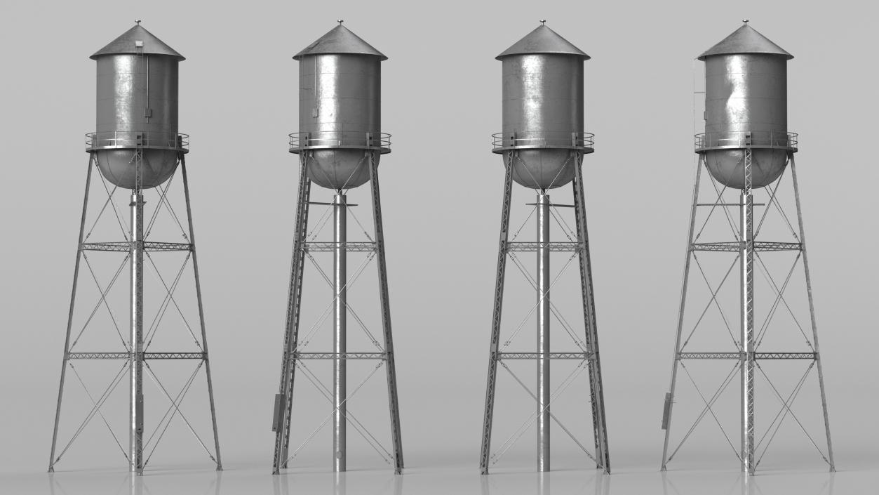 3D model Old Water Tower