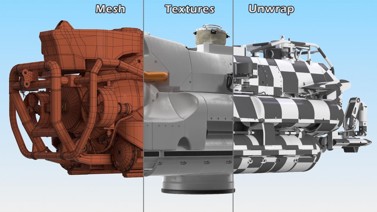 Submarine Rescue Vehicle 3D model