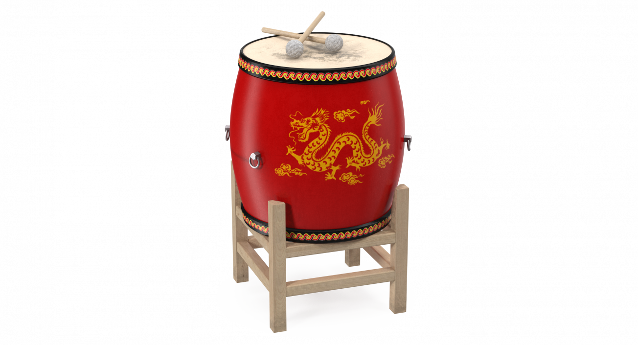 Chinese Drum 3D