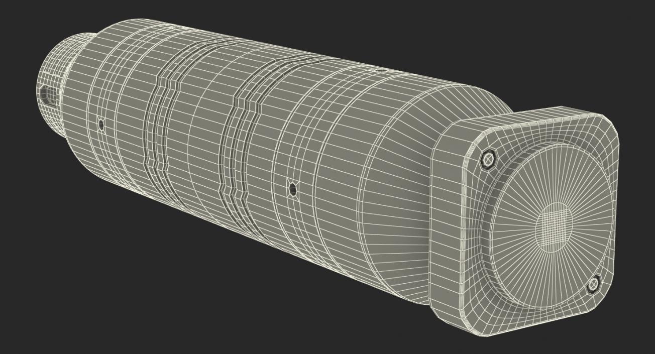 Sci-Fi Anodized Piston 5 3D model