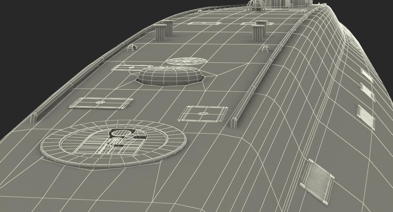 Diesel Electric Submarine Kilo Class Russian 3D model