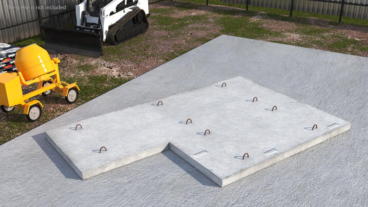 3D Precast Floor Slab model