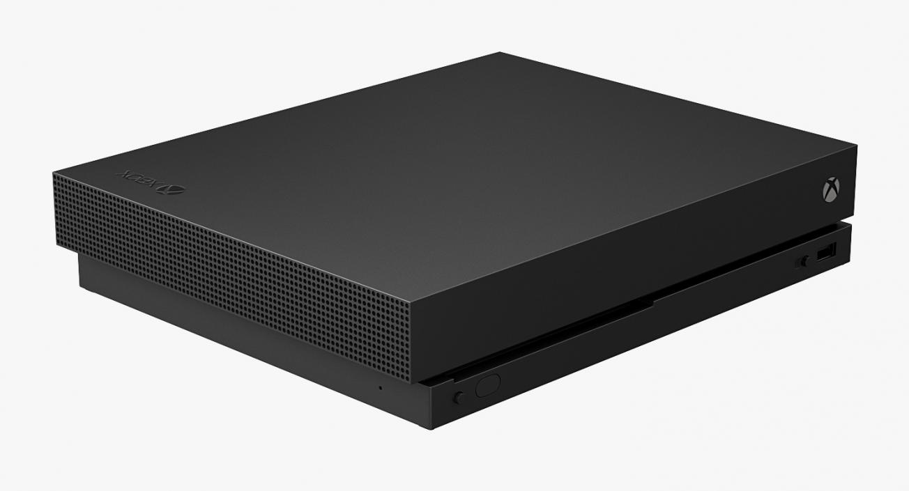 3D model Microsoft Xbox One X