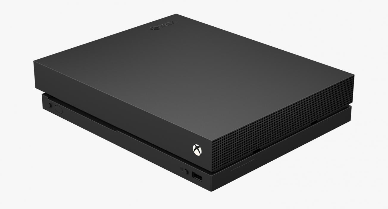 3D model Microsoft Xbox One X