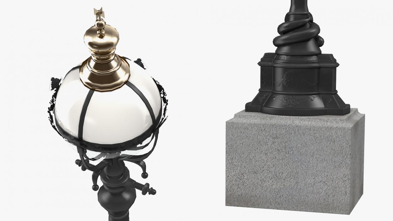 3D model Street Lamps Collection 2