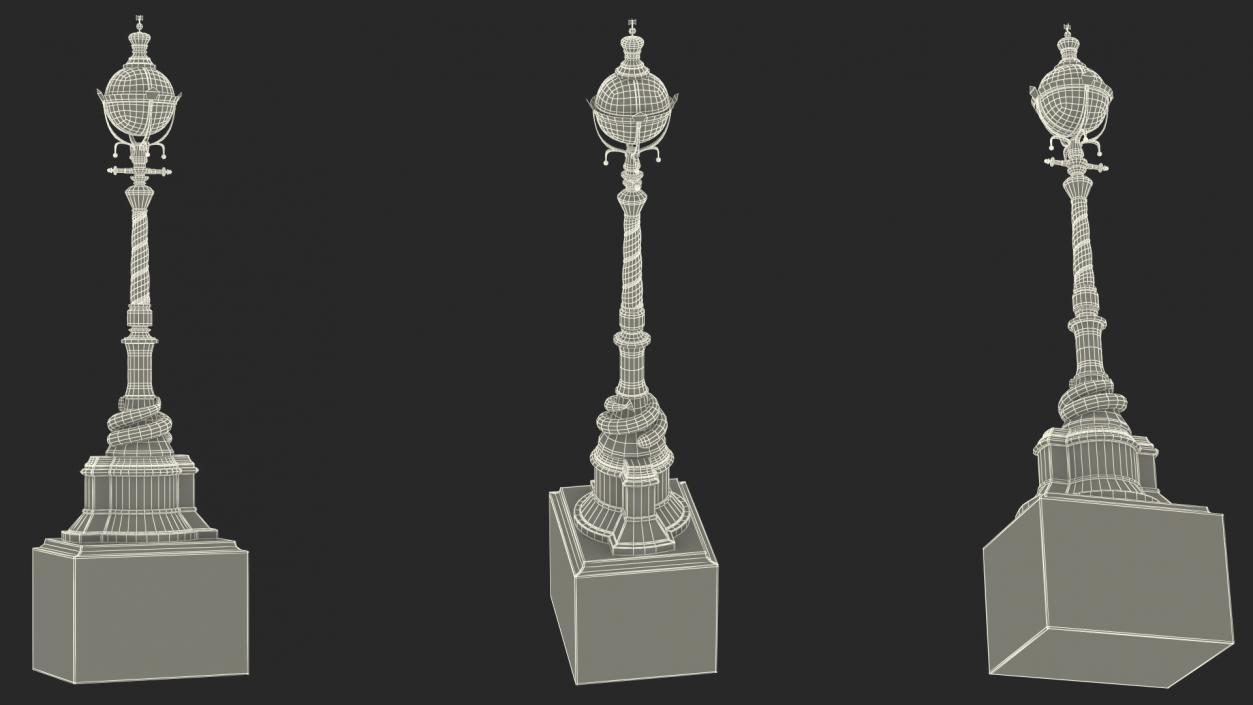 3D model Street Lamps Collection 2