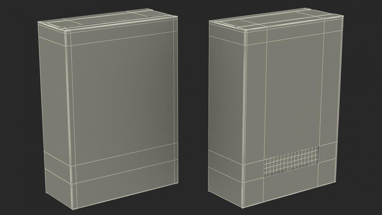 Dry Pasta Boxes Set 3D model