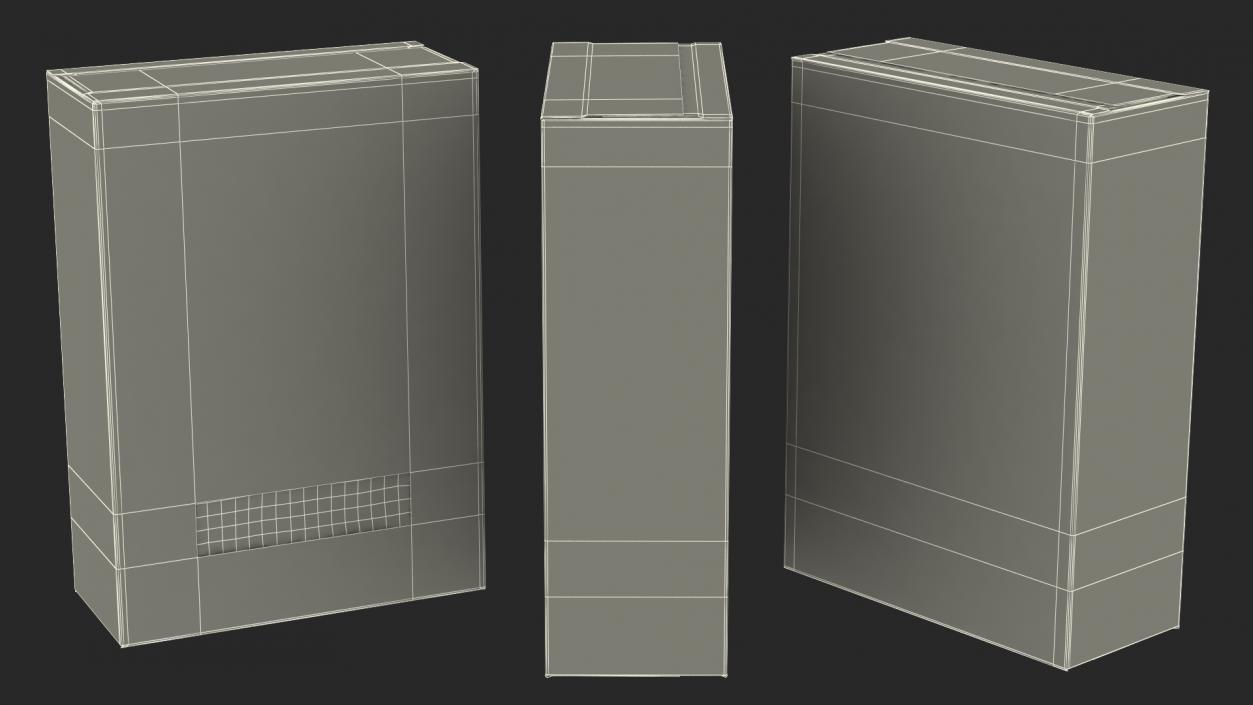 Dry Pasta Boxes Set 3D model