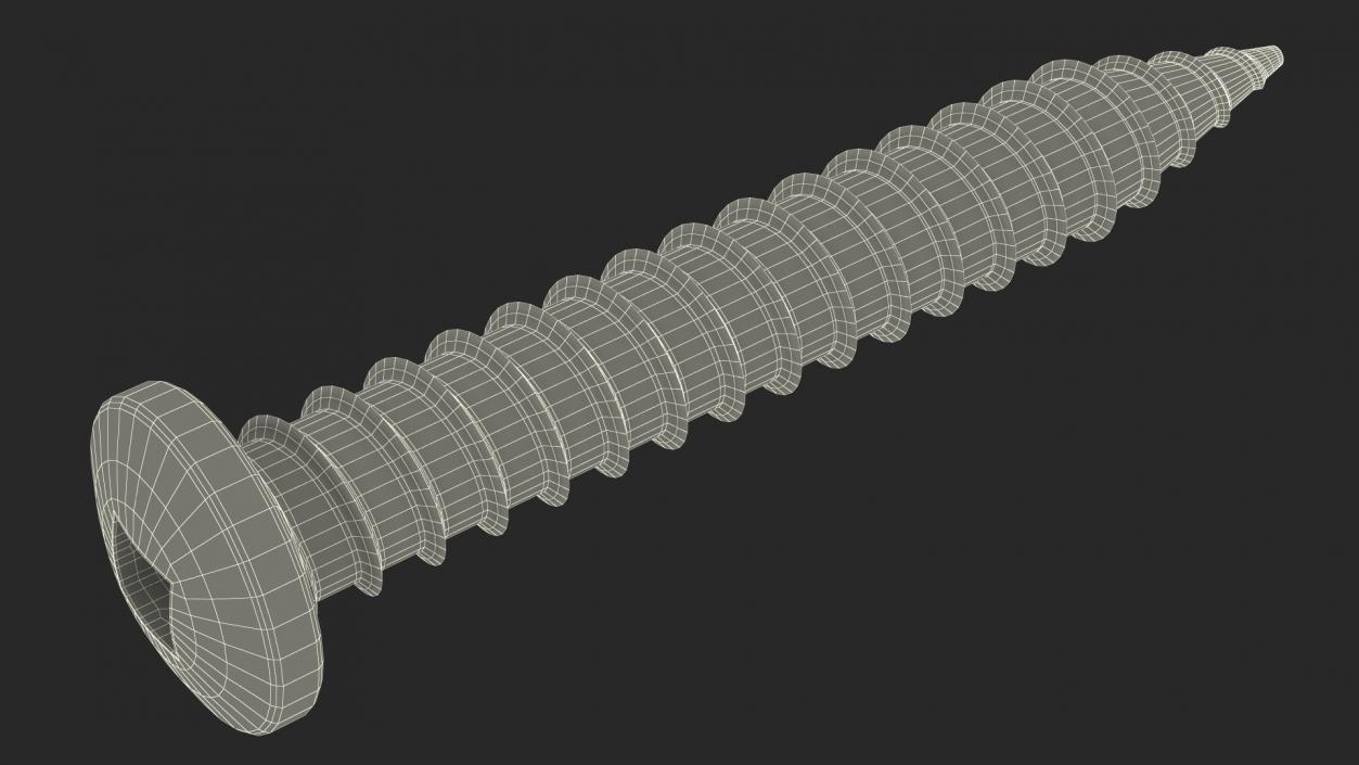 3D model Metal Screws Collection 2