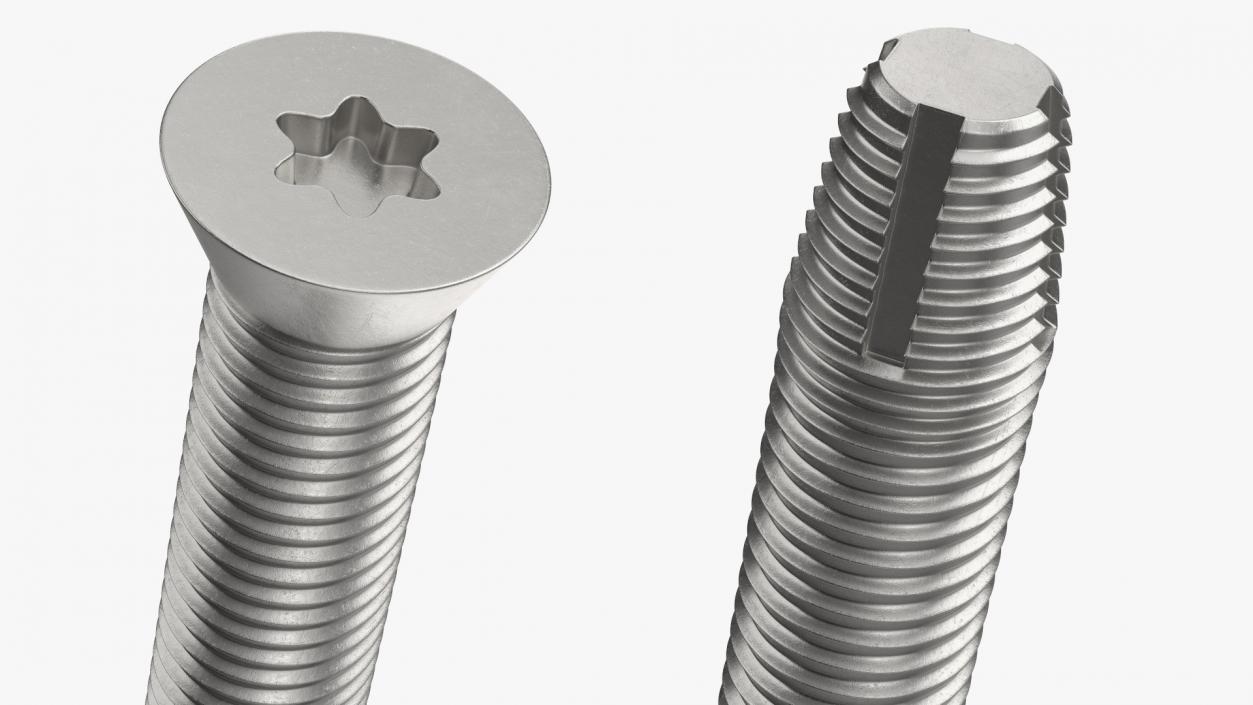 3D model Metal Screws Collection 2