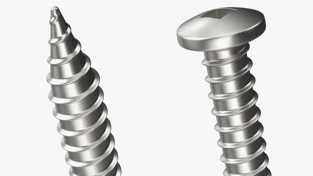 3D model Metal Screws Collection 2