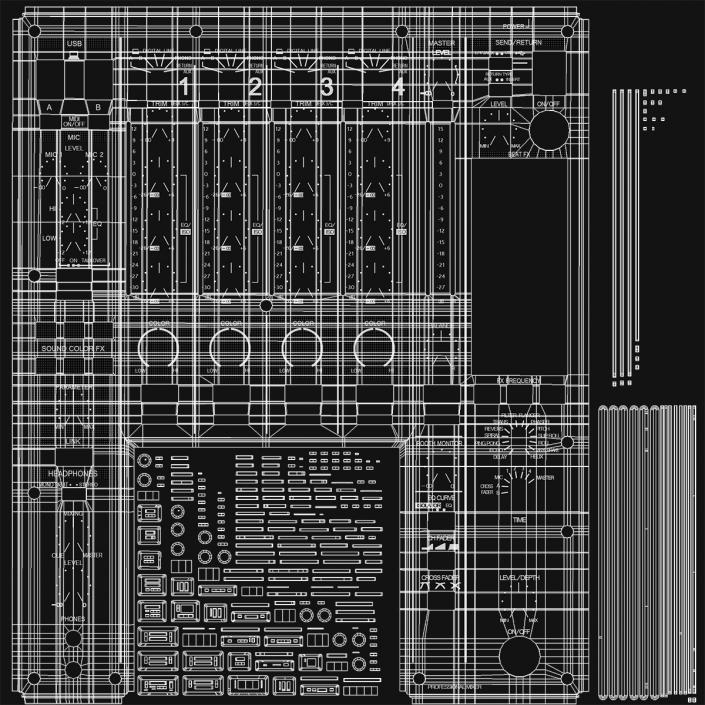 3D Digital DJ Mixer