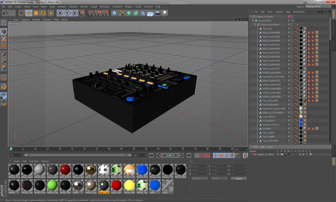 3D Digital DJ Mixer