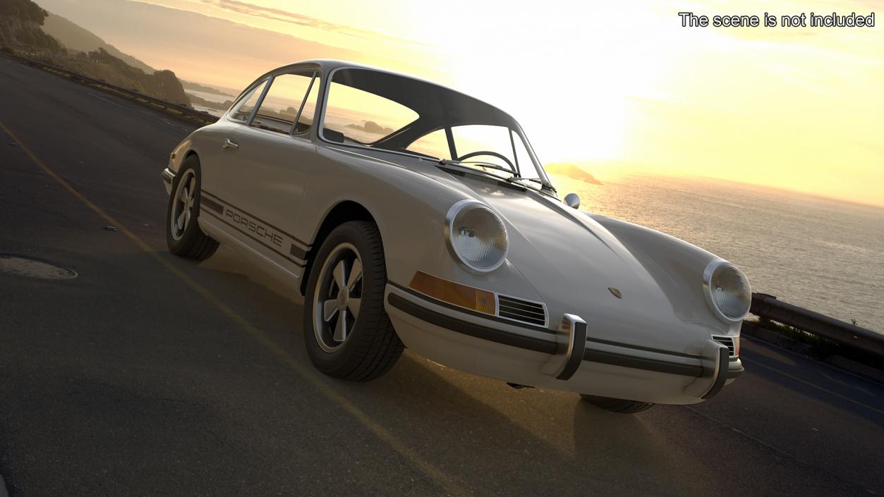 3D Rigged Retro and Modern Porsche 911 Collection