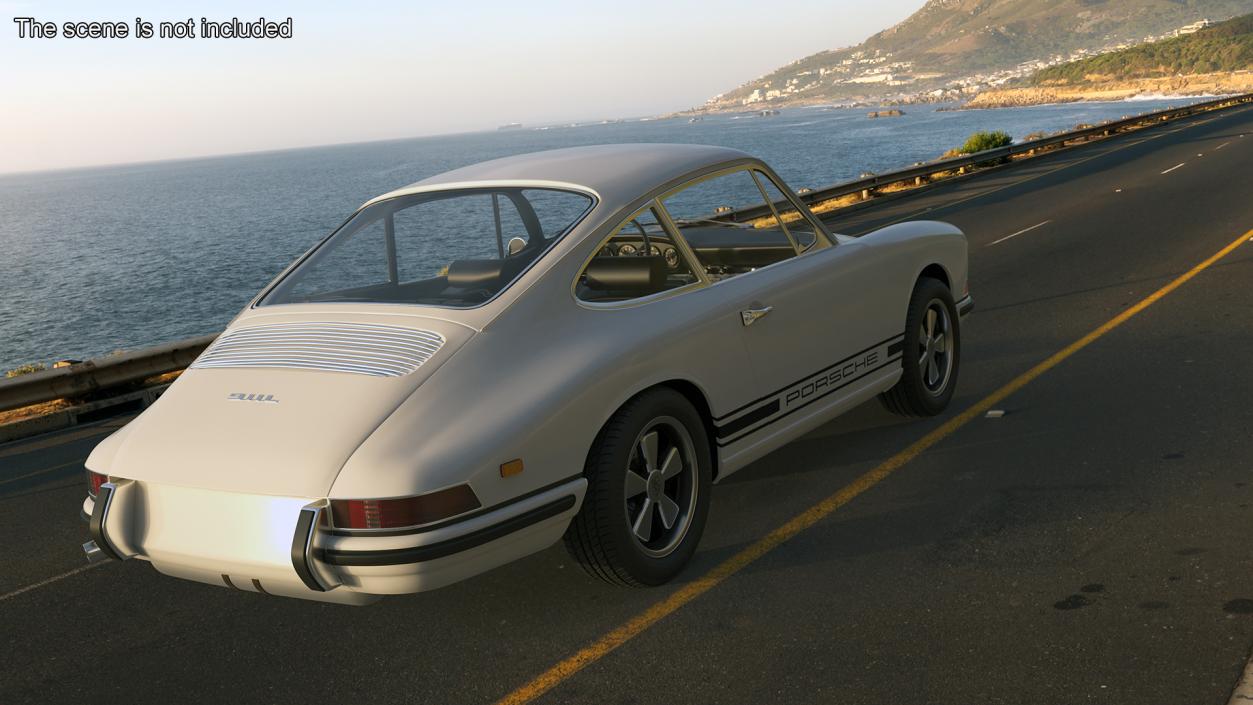 3D Rigged Retro and Modern Porsche 911 Collection