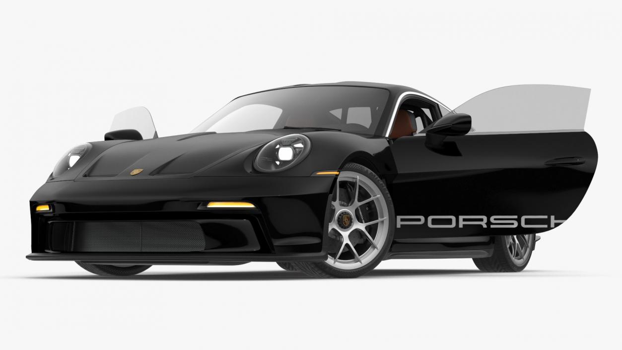 3D Rigged Retro and Modern Porsche 911 Collection