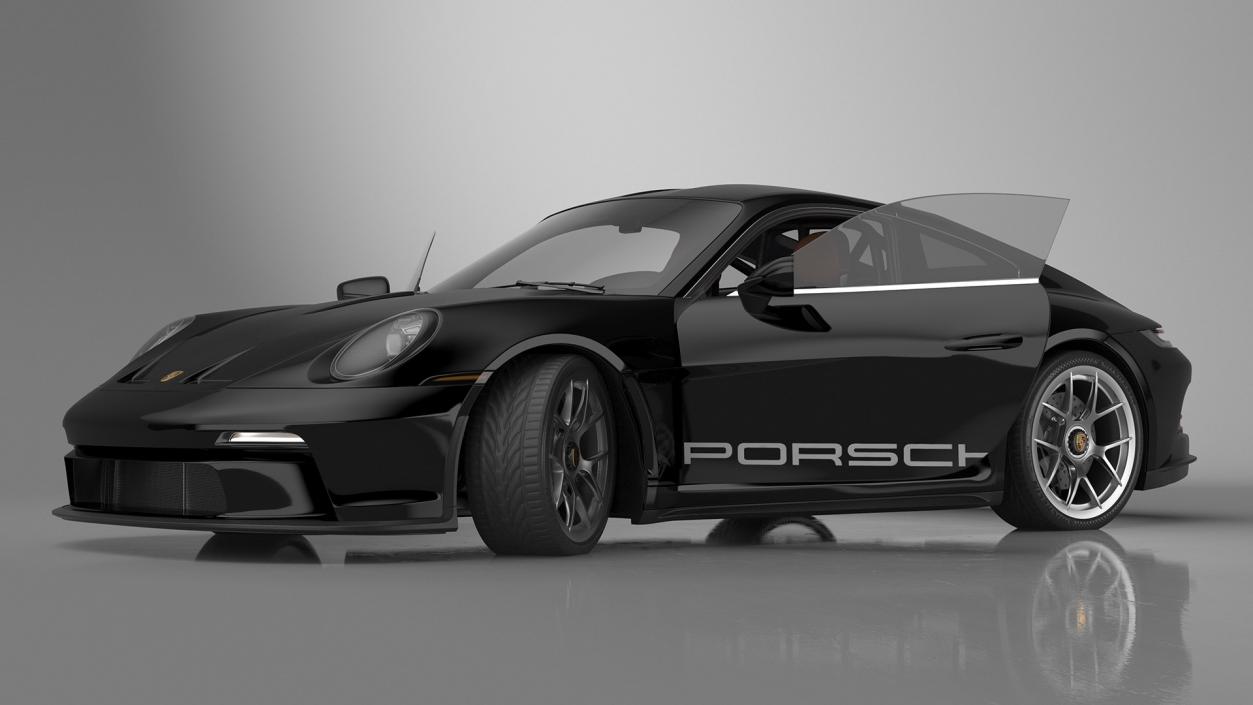 3D Rigged Retro and Modern Porsche 911 Collection