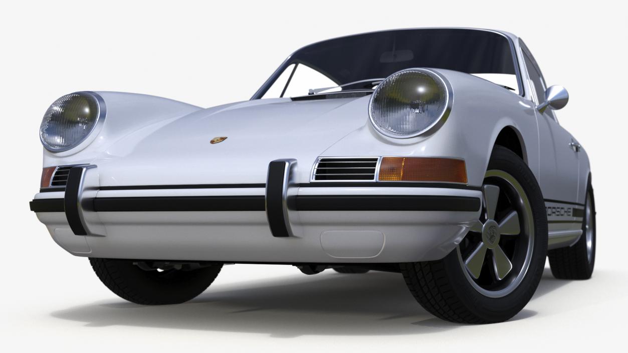 3D Rigged Retro and Modern Porsche 911 Collection