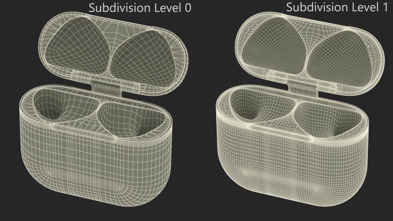 3D Case for Apple AirPods 4 Opened